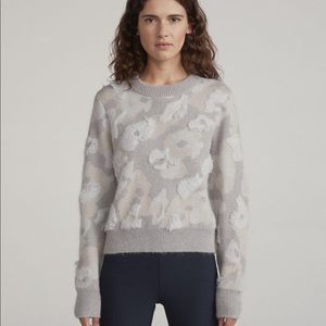 Rag and Bone Leopard Emb Crew